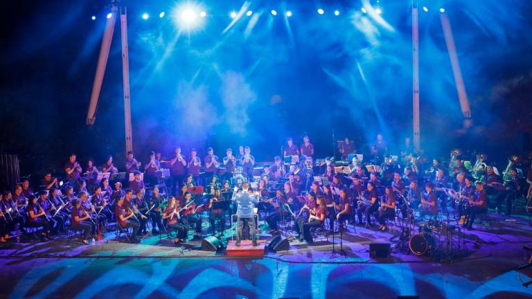 L’espectacle SALS30, que la Banda Unió Musical de Tarragona oferí l’any passat, coincidint amb el seu trenta aniversari. Foto: Pere Ferré