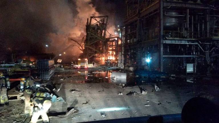 La explosión se produjo el 14 de enero de 2020 en esta empresa situada en el término de La Canonja. Foto: cedida