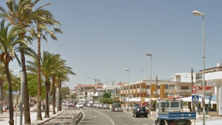 Imagen de la Avenida Diputació, a la altura del número 19 dónde tuvo lugar el atropello. Foto: Google Street View