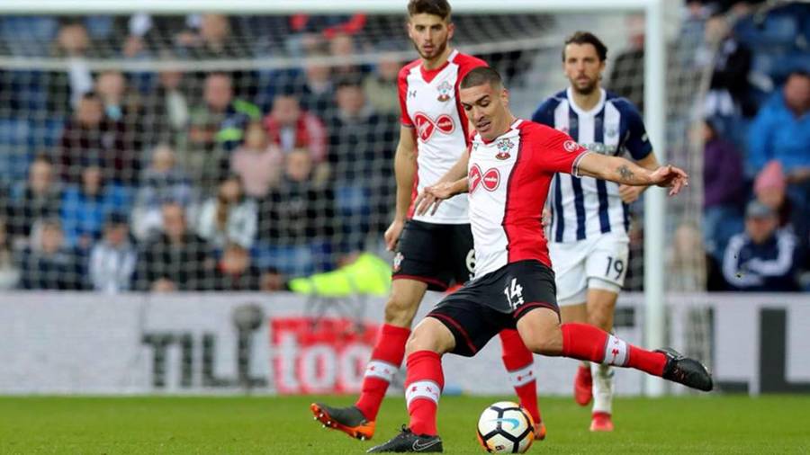 Oriol Romeu con la camiseta del Southampton. Foto: cedida