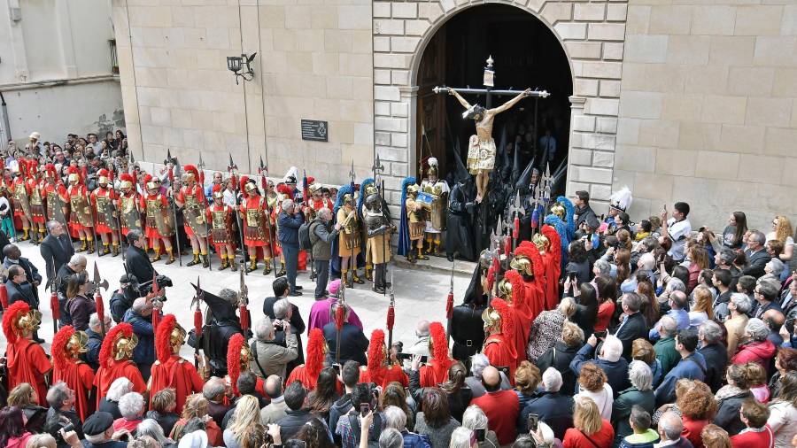 Imagen del año pasado de les Tres Gràcies de Reus. FOTO: Alfredo González