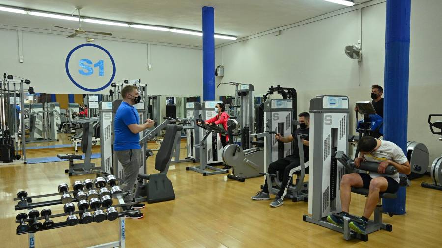 Los gimnasios, uno de los sectores que podrá acogerse a las ayudas directas. FOTO: ALFREDO GONZÁLEZ