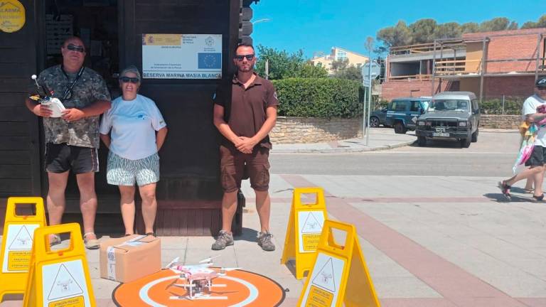 El equipo de vigilancia de la reserva marina incorporará drones marinos que navegarán por el ecosistema. foto: DT