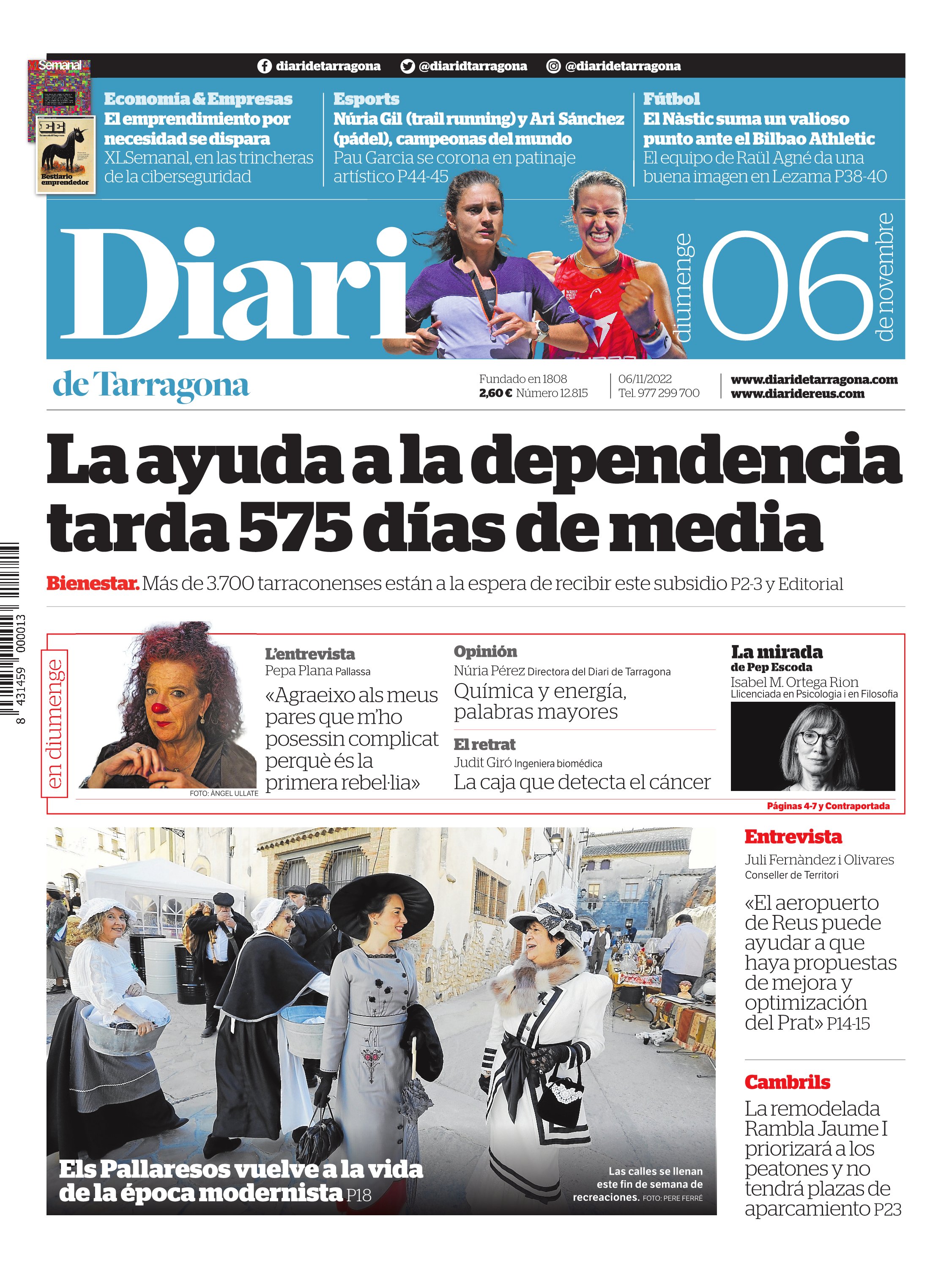 Diari de tarragona portada